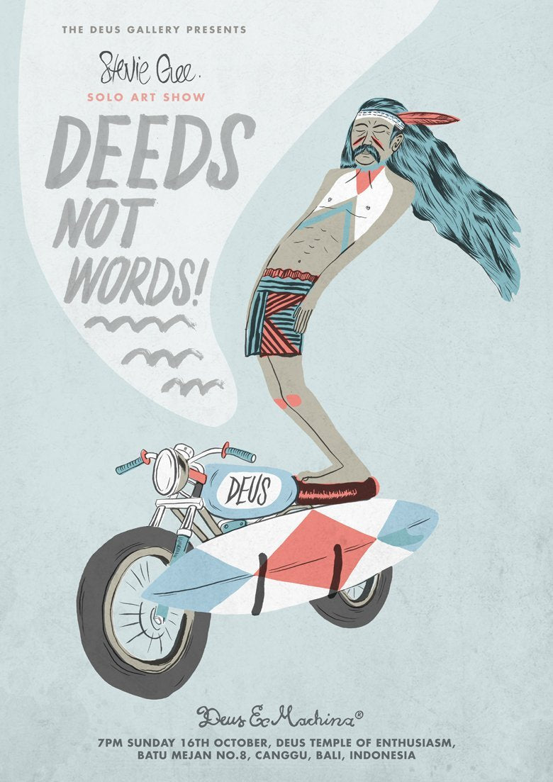 Stevie Gee - Artist In Residence – Deus Ex Machina USA