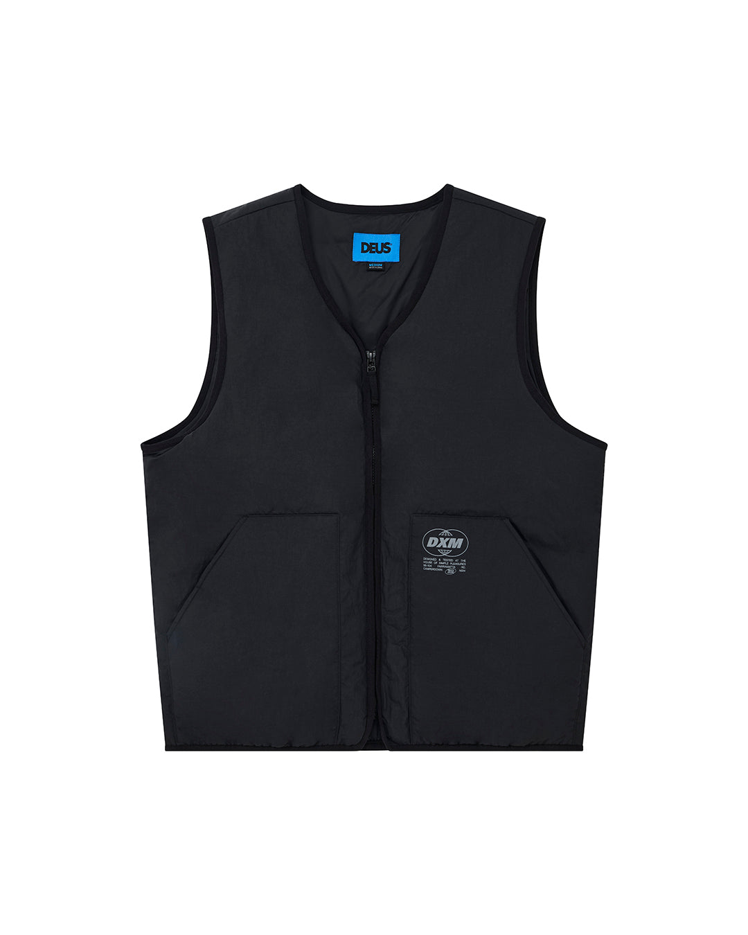 Jackets | Deus Ex Machina | Hiro Padded Vest - Black – Deus Ex