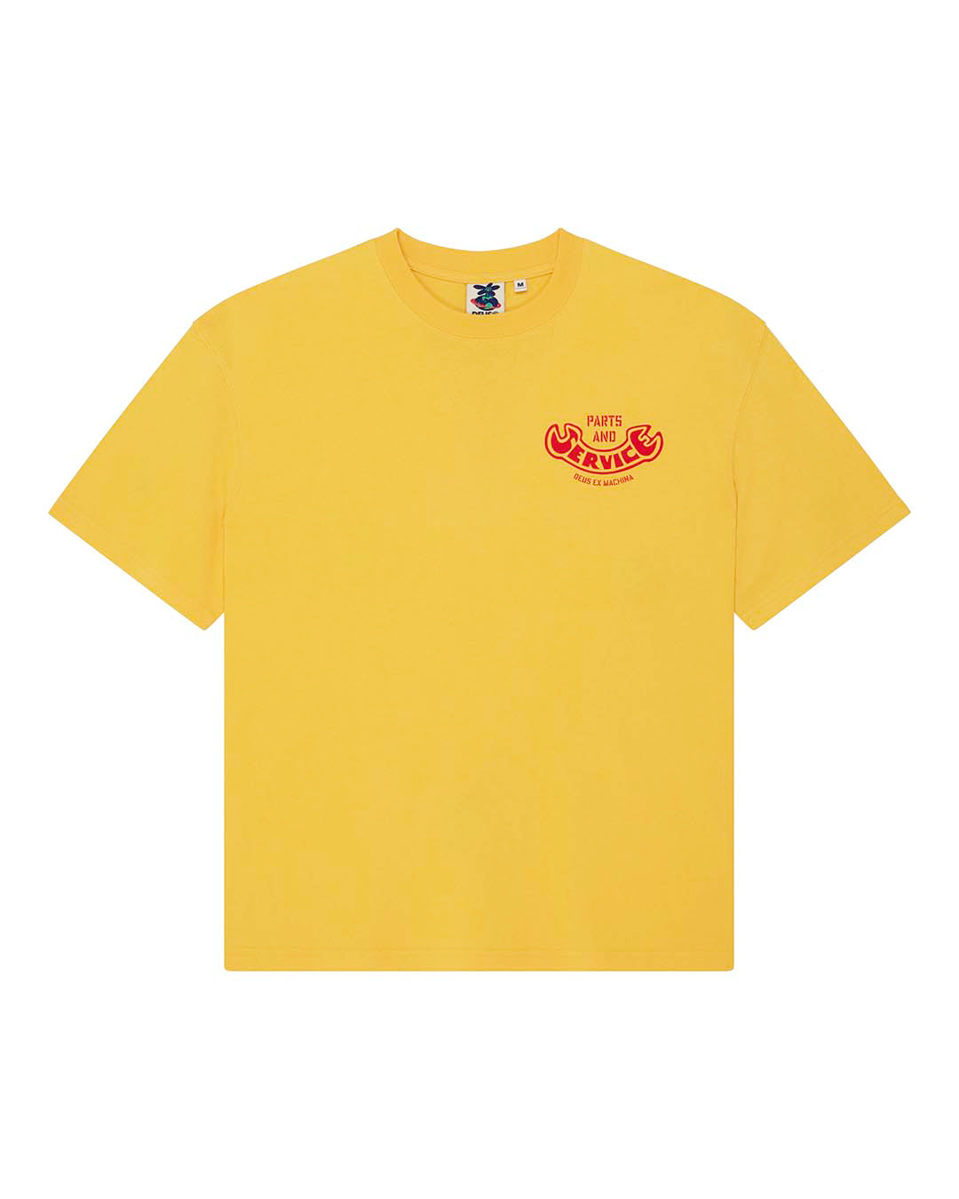 T-Shirts | Deus Ex Machina | Ruff And Smooth - Citrus Yellow
