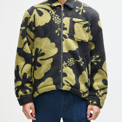Oahu Sherpa Jacket - Anthracite Grey, view 1|Model