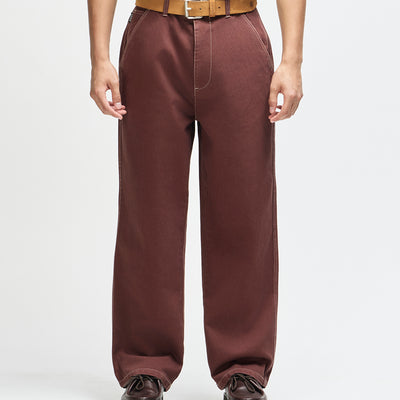 Stringer Pant - Brown, view 1|Model