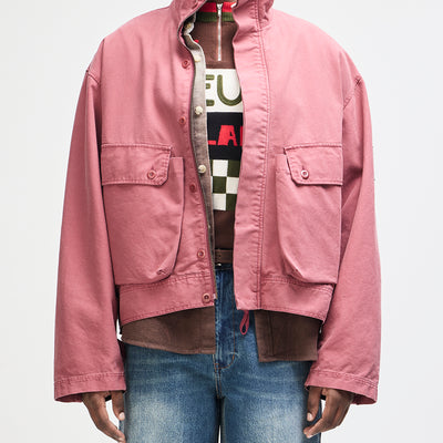 Common State Jacket - Overdyed Red, view 2|Model|Male