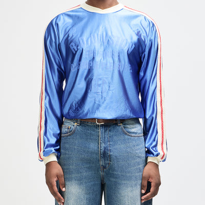 Kazuko Jersey - Daphne Blue, view 9|Model