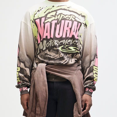 Walkover Moto Jersey - Brown Earth, view 1|Model