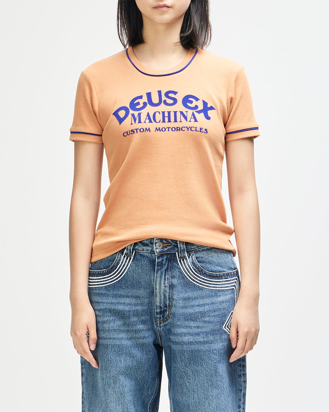 T-Shirts | Deus Ex Machina | Lost World Tee - Sandglow Orange
