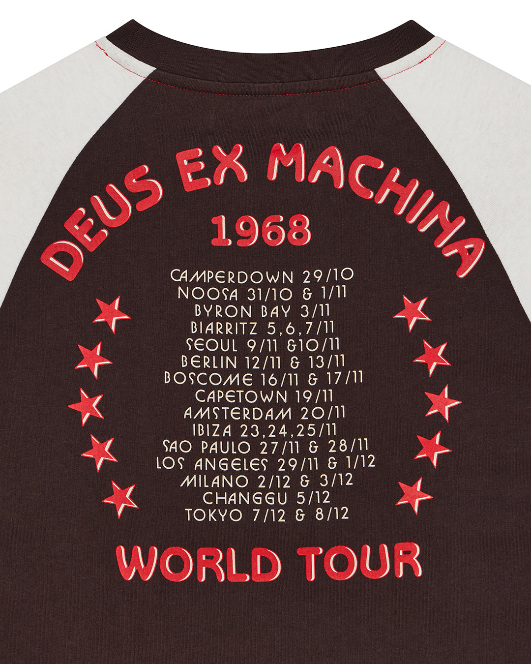 Tees | Deus Ex Machina | Rocca Raglan Tee - Java – Deus Ex Machina USA