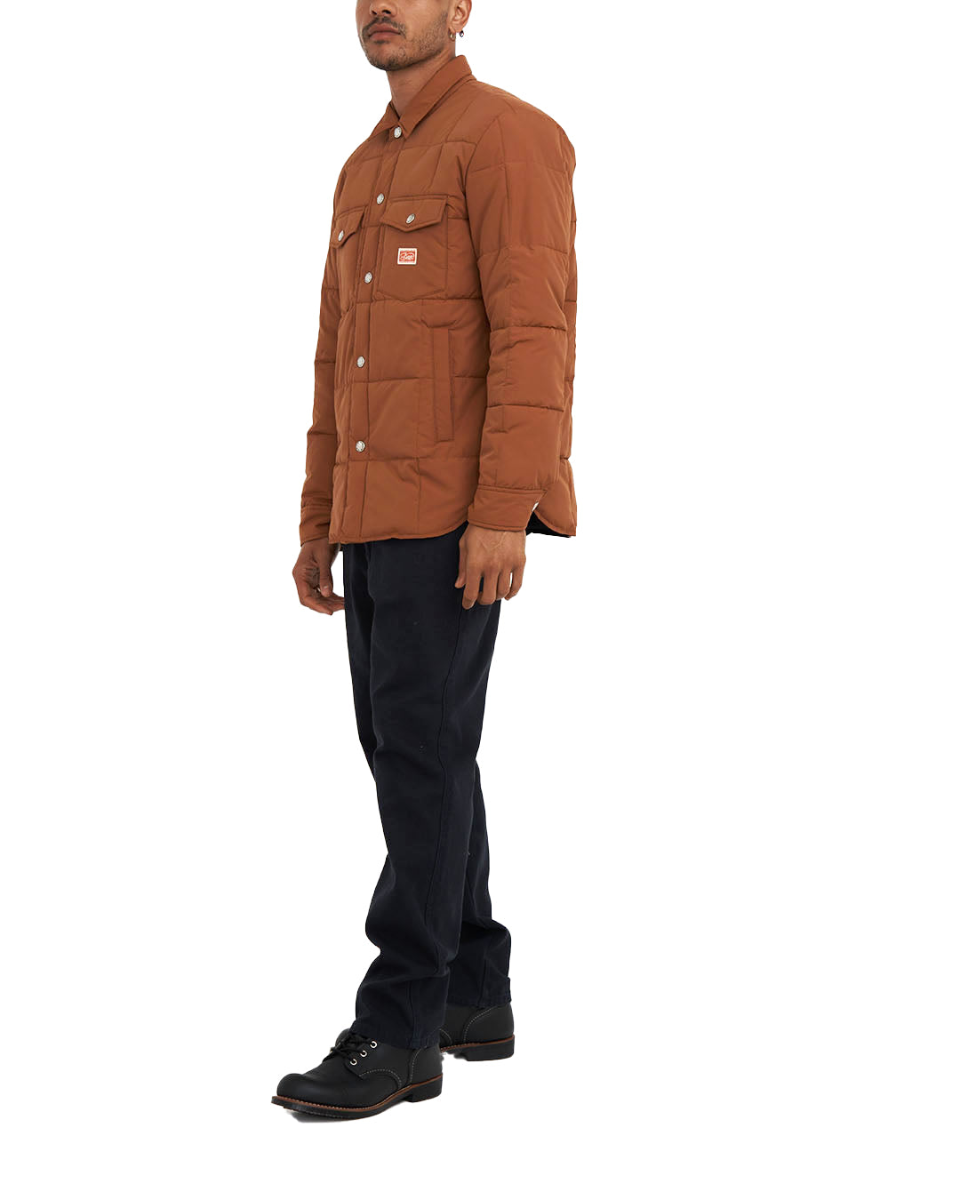 Maxwell Padded Overshirt - Tan