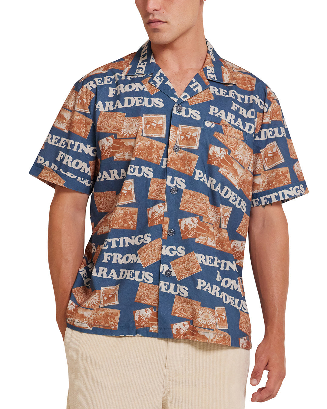 Shirts | Deus Ex Machina | Paradeus Shirt Moroccan Blue – Deus Ex