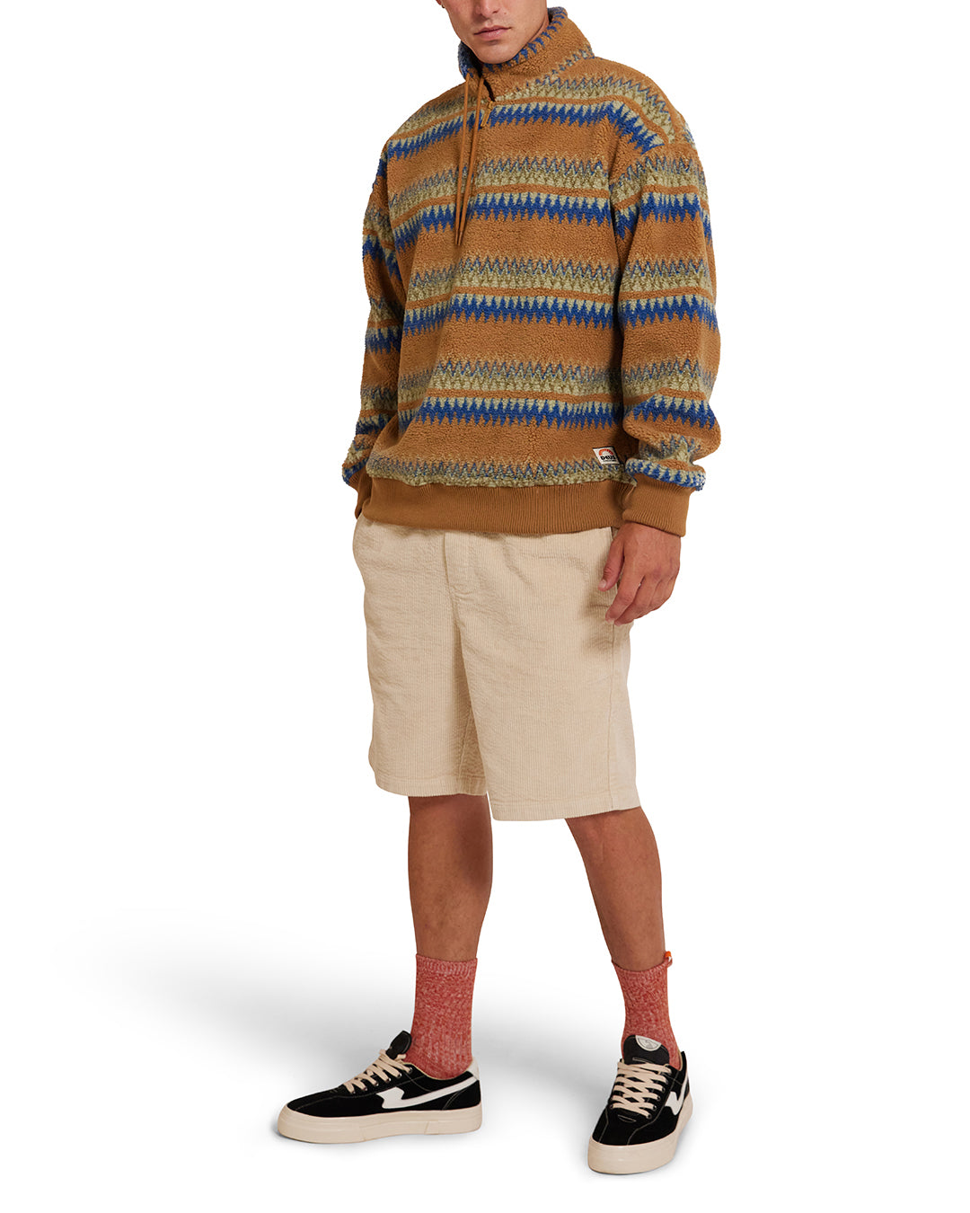 Fleece | Deus Ex Machina | Dylan Polar Fleece Multi Stripe – Deus