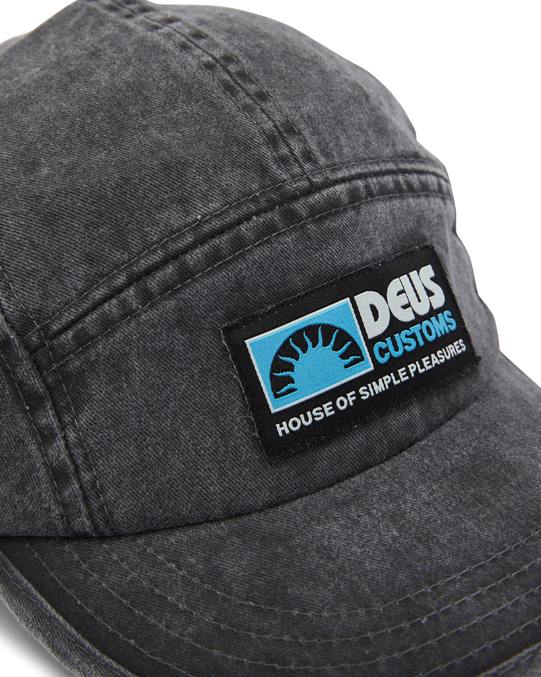 Hats | Deus Ex Machina | Leisure 5 Panel Cap Anthracite – Deus Ex
