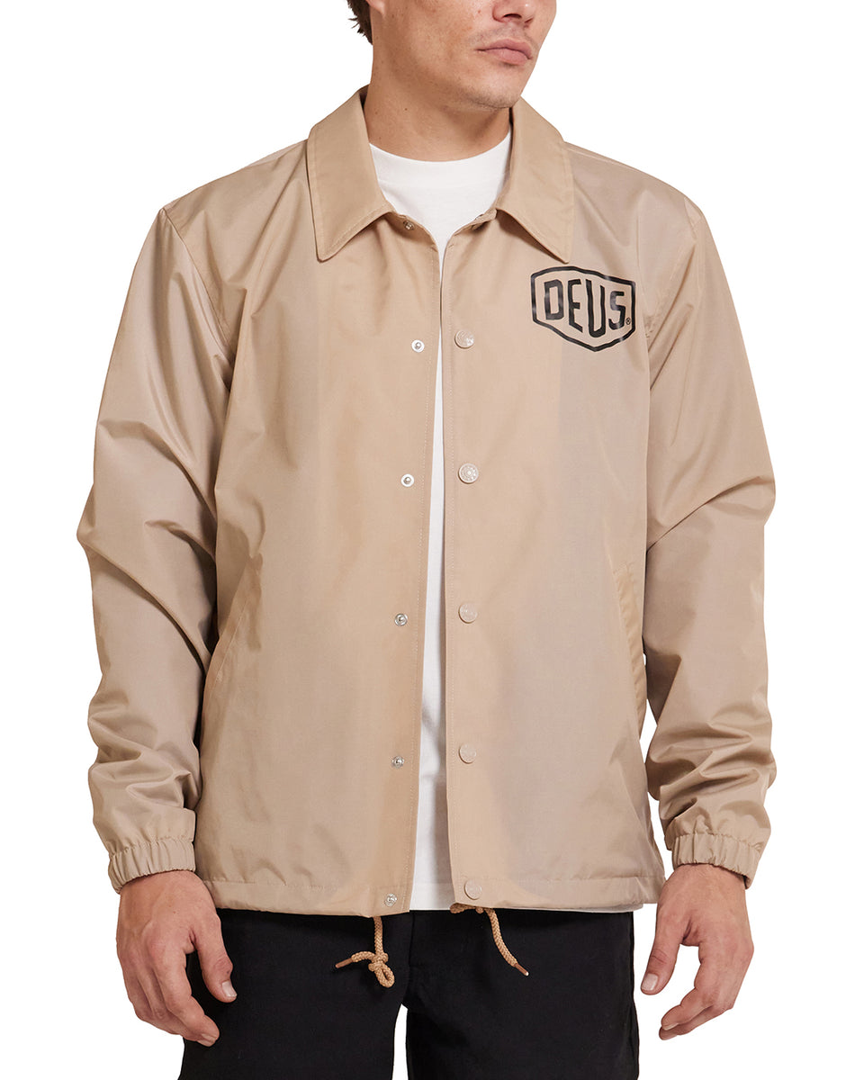 Jackets | Deus Ex Machina | Tokyo Coach - Khaki – Deus Ex Machina USA