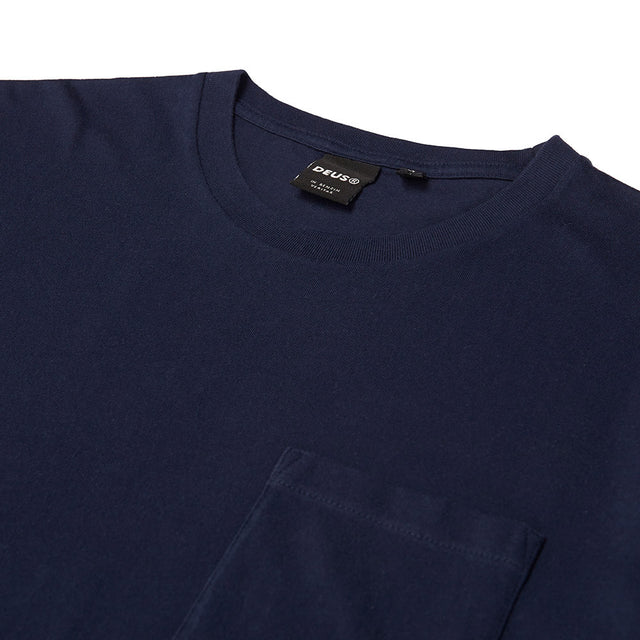 pack of 2 Navy regular fit t-shirts, 180gm oe 100% cotton jersey fabrication with a garment wash.