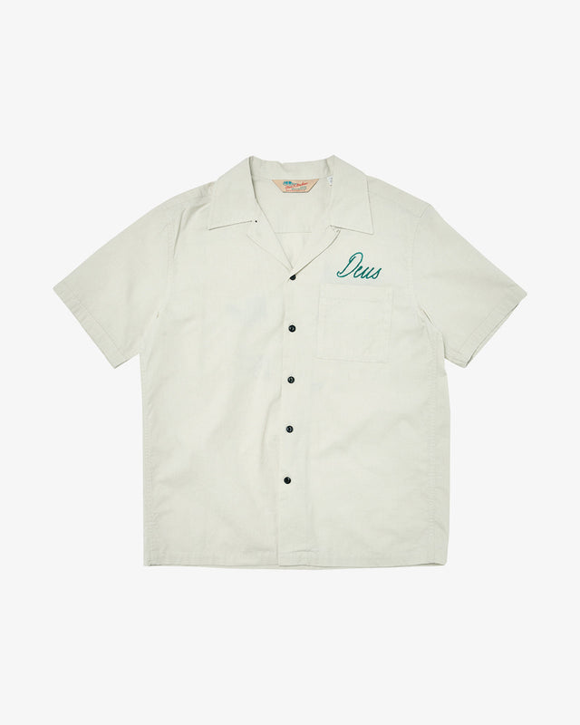 Cork-Screw Shirt (Relaxed Fit) - Dirty White