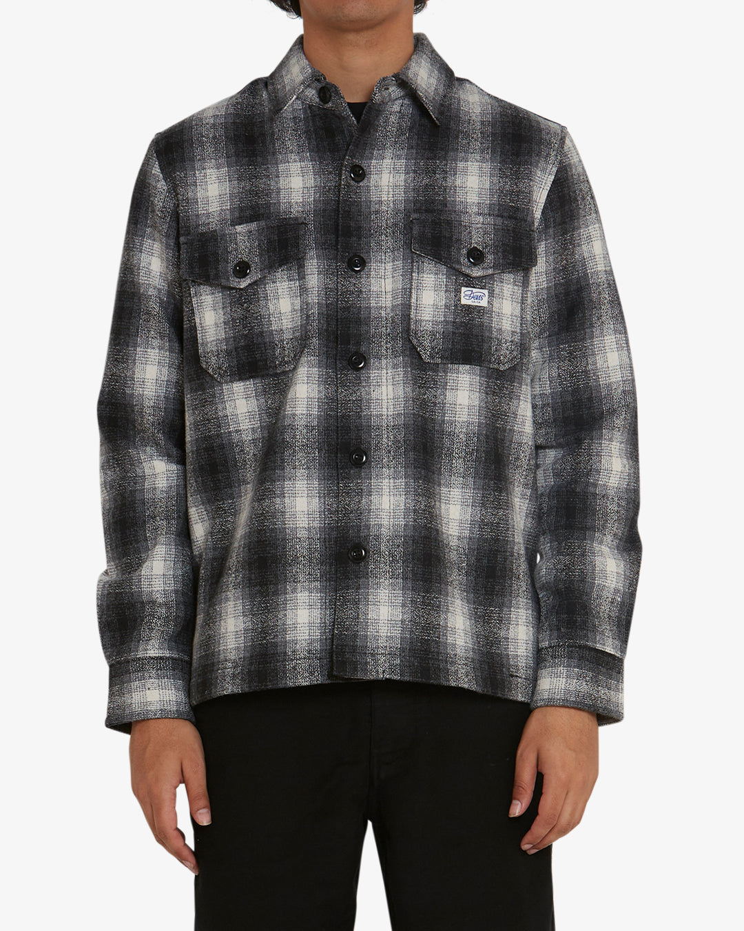 Marcus Check Shirt - Grey Plaid