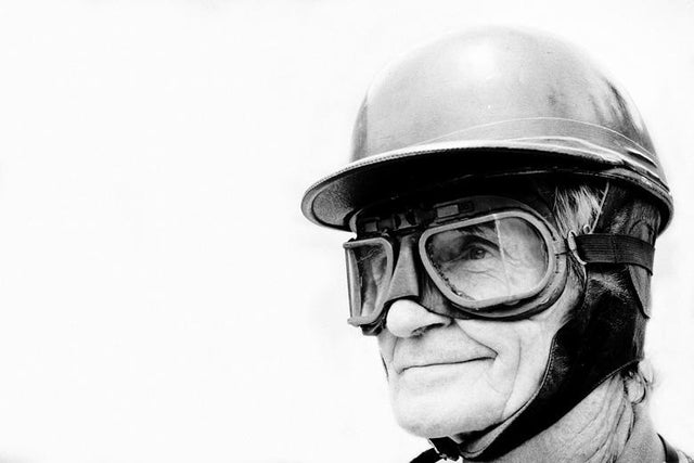 Ron and the 101 year old Motorcycle