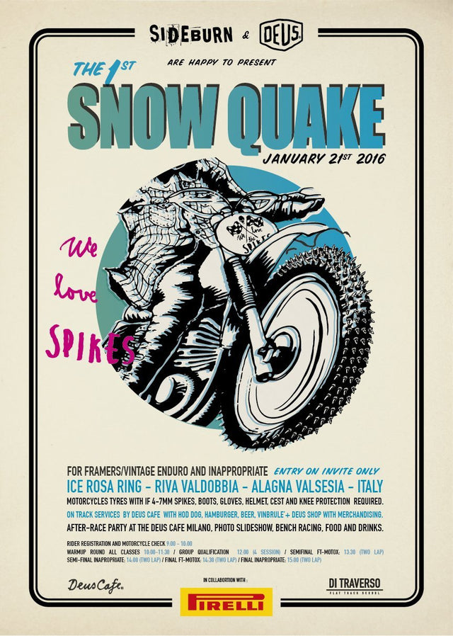 SNOW QUAKE - It’s Dirt Quake on Ice!
