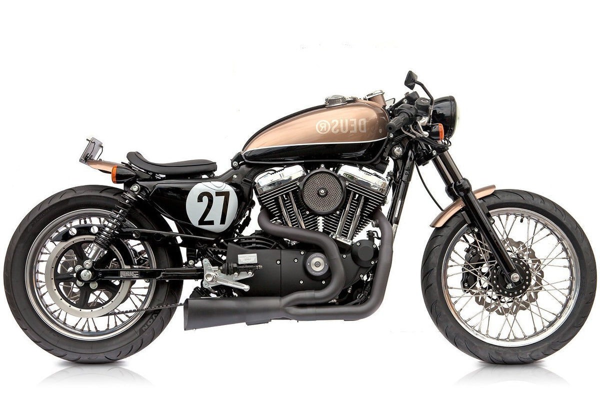 Cafe Racer Deus Logo Deus Ex Machina Custom Motorcycle, Isola