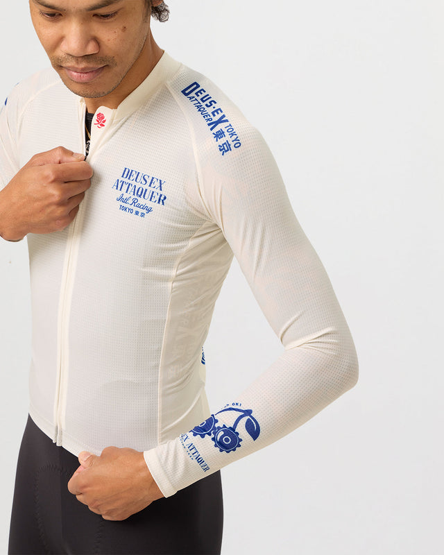 Deus Ex Attaquer Knocker Long Sleeve Jersey - Grey