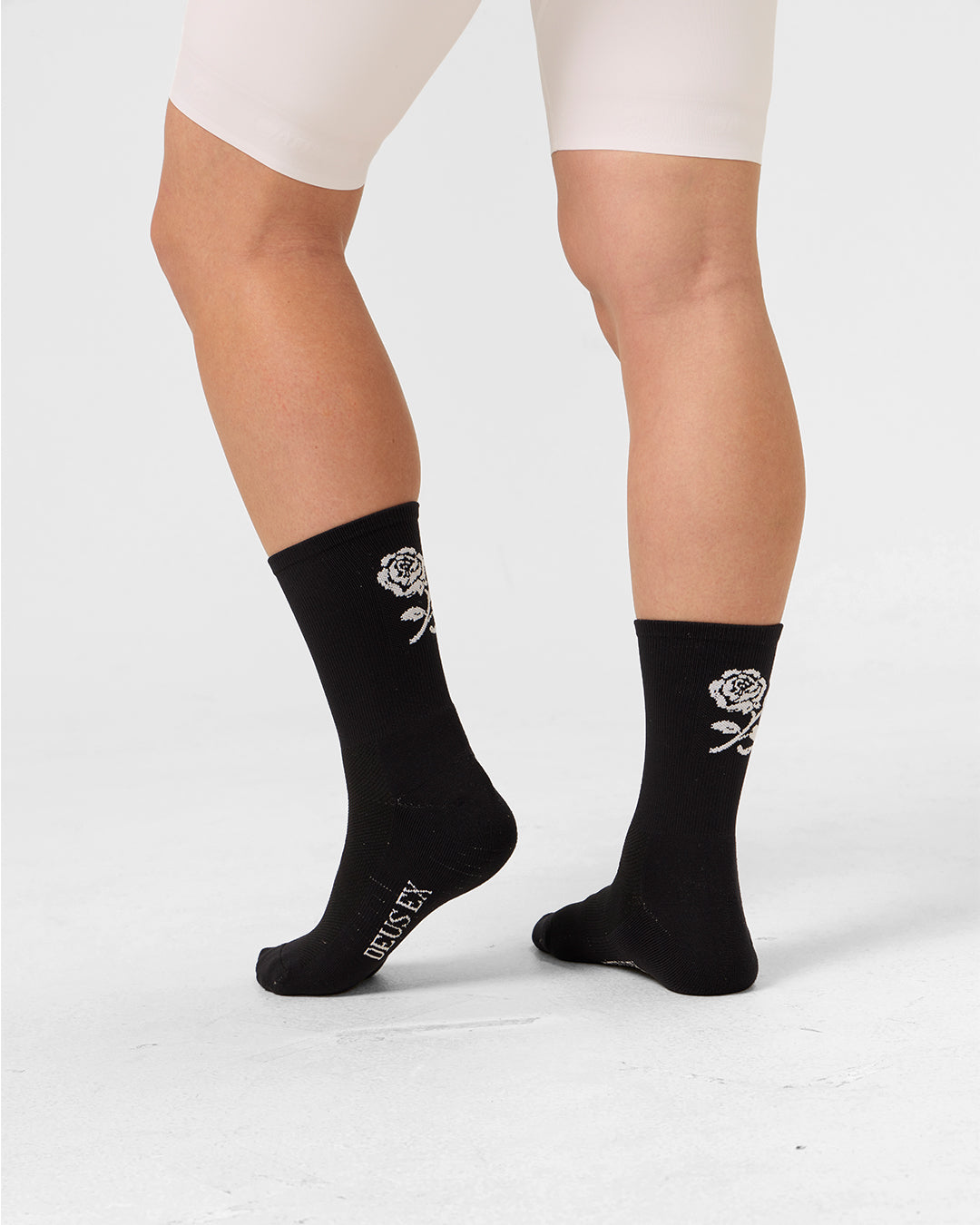 Deus Ex Attaquer Rose Socks - Black – Deus Ex Machina USA