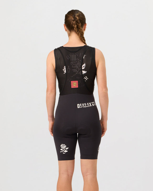 Deus Ex Attaquer Rose Wmns Bib Short - Black