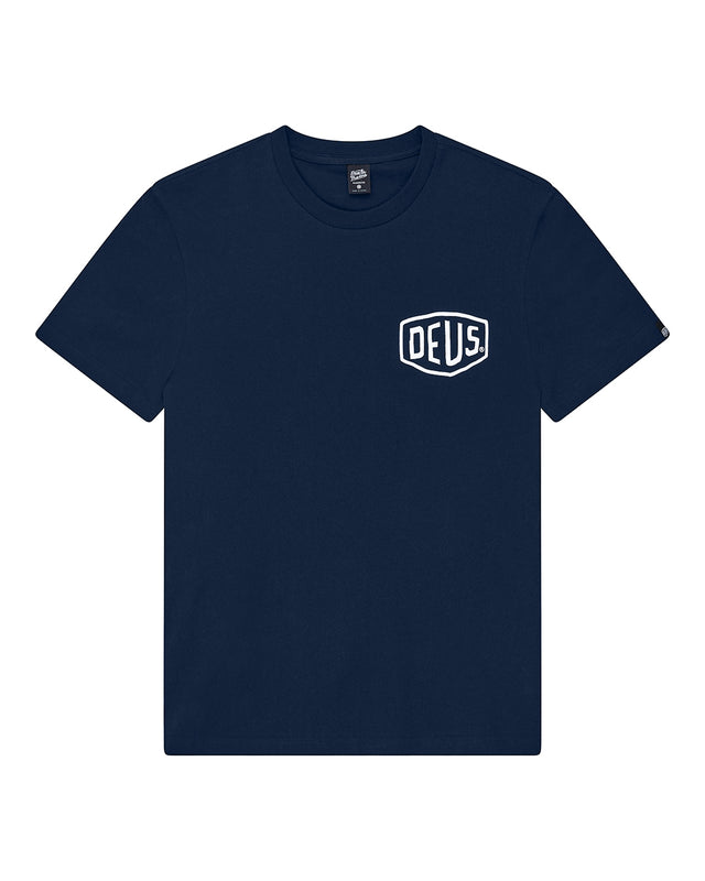 Camperdown Address Tee Navy, View 5