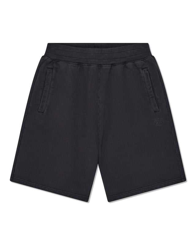 Shield Garment Dyed Track Short - Black, view 3