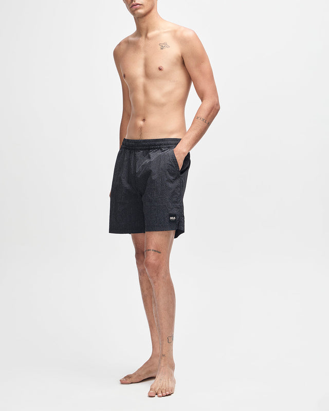 Service Mesh Swim Short - Black