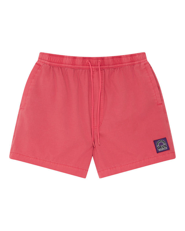 D261MBS516-SandbarGarmentDyedShort-MelonRed
