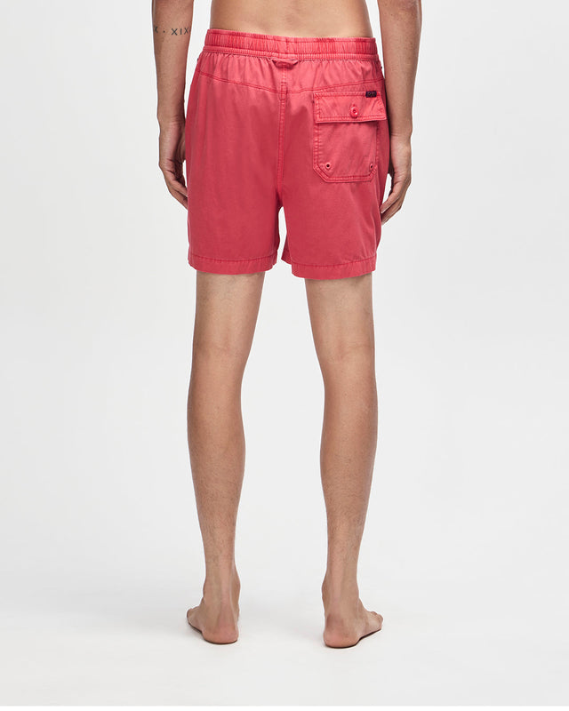 D261MBS516-SandbarGarmentDyedShort-MelonRed