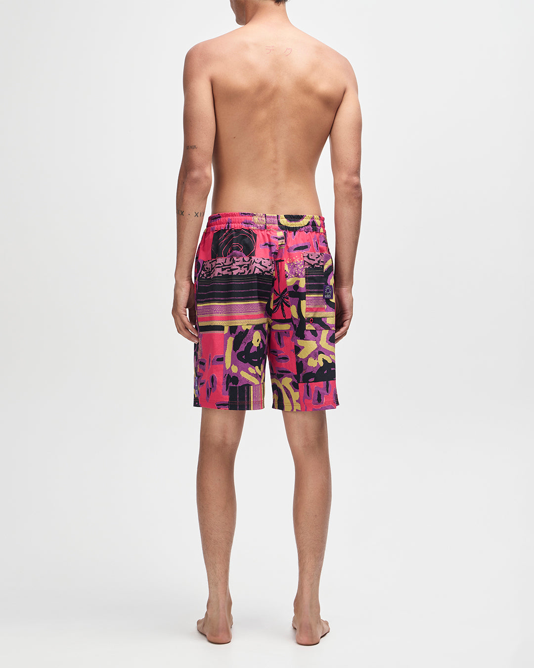 Freamon Swim Short - Melon Red – Deus Ex Machina USA
