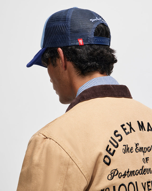 Baylands Trucker Hat - Blue-Navy