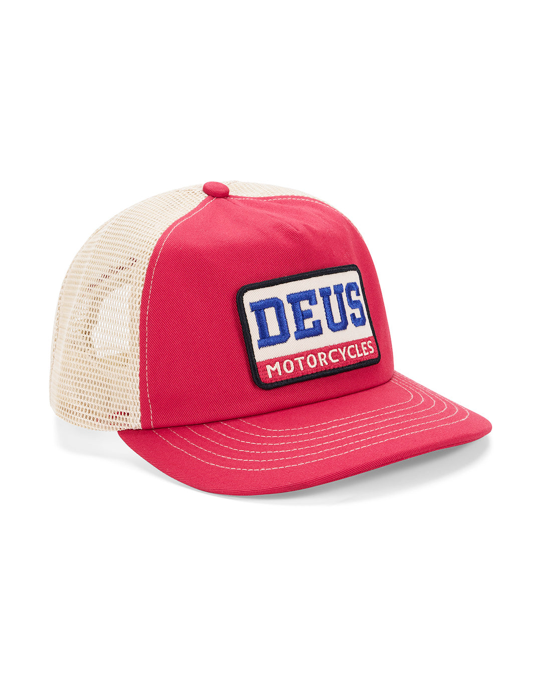 Hats | Deus Ex Machina | Malden Trucker - Melon Red – Deus Ex