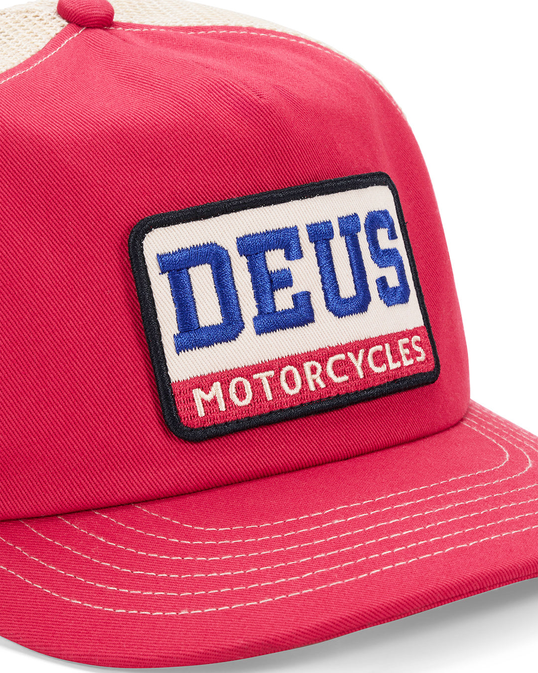 Hats | Deus Ex Machina | Malden Trucker - Melon Red – Deus Ex