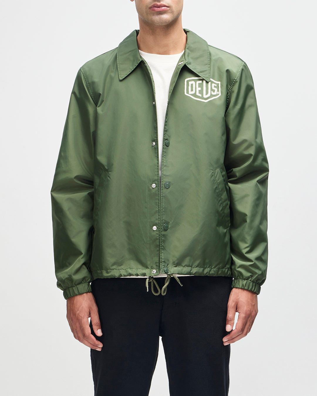 Jackets | Deus Ex Machina | Venice Coach - Pine Green – Deus Ex