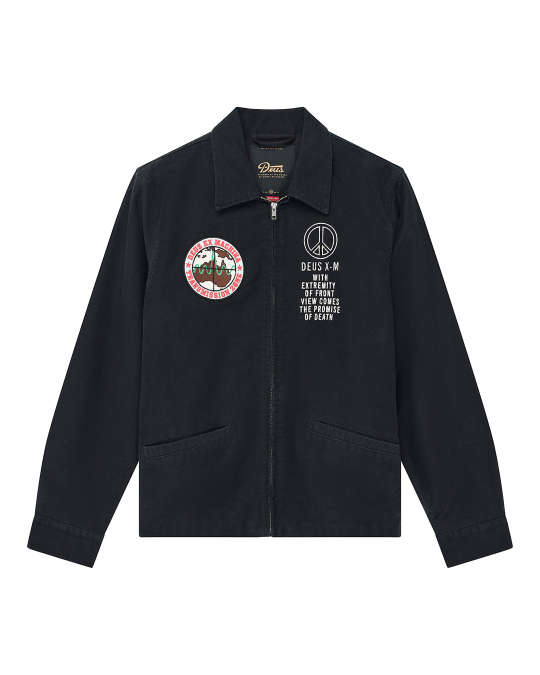Jackets | Deus Ex Machina | Fugazi Souvenir Jacket - Pine Green