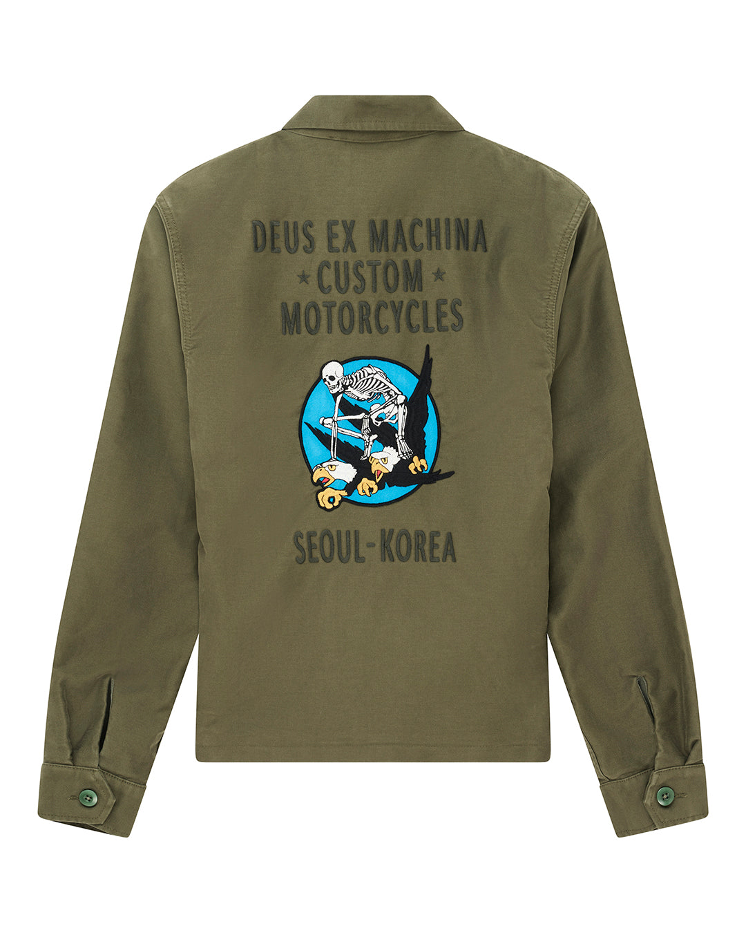 Jackets | Deus Ex Machina | Fugazi Souvenir Jacket - Pine Green