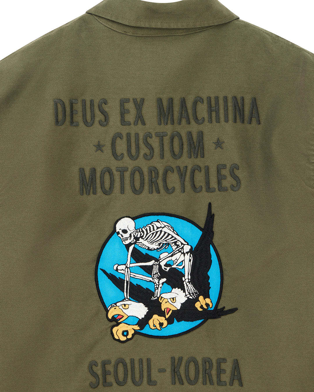 Jackets | Deus Ex Machina | Fugazi Souvenir Jacket - Pine Green