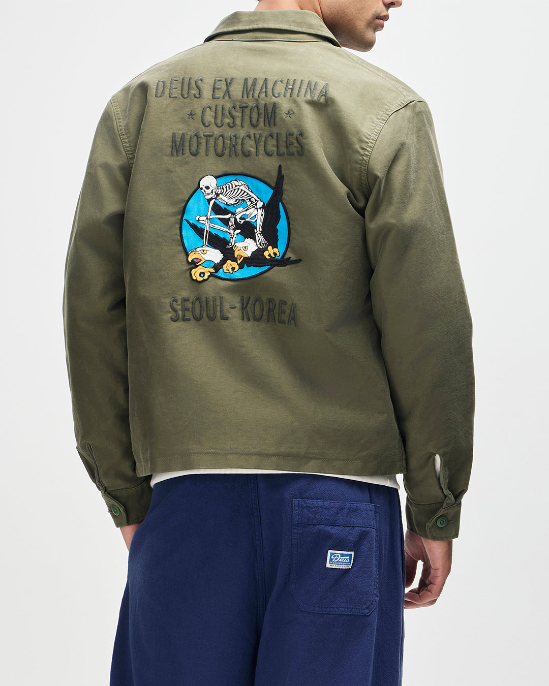 Jackets | Deus Ex Machina | Fugazi Souvenir Jacket - Pine Green
