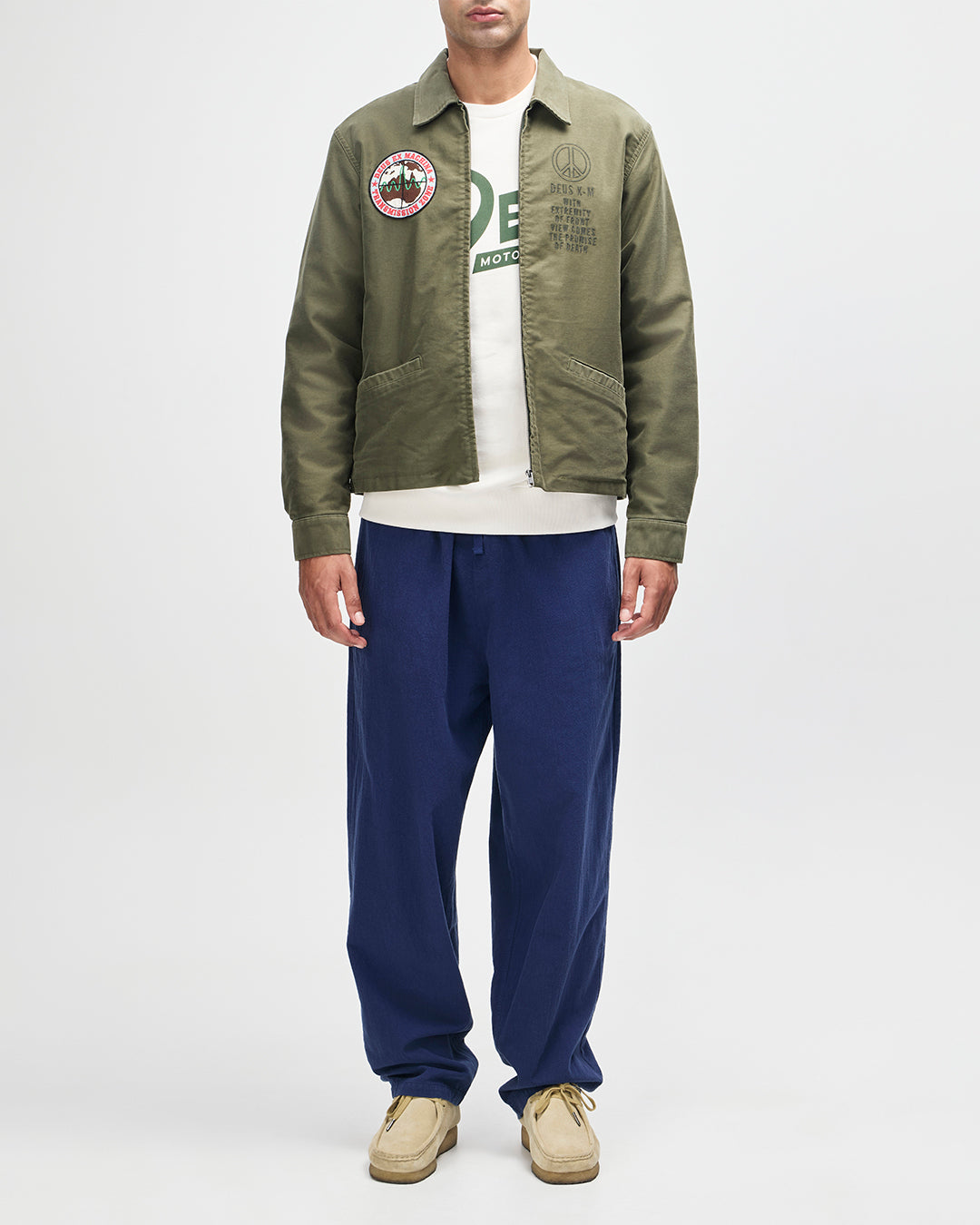 Jackets | Deus Ex Machina | Fugazi Souvenir Jacket - Pine Green Jackets | Deus Ex Machina | Fugazi Souvenir Jacket - Pine Green