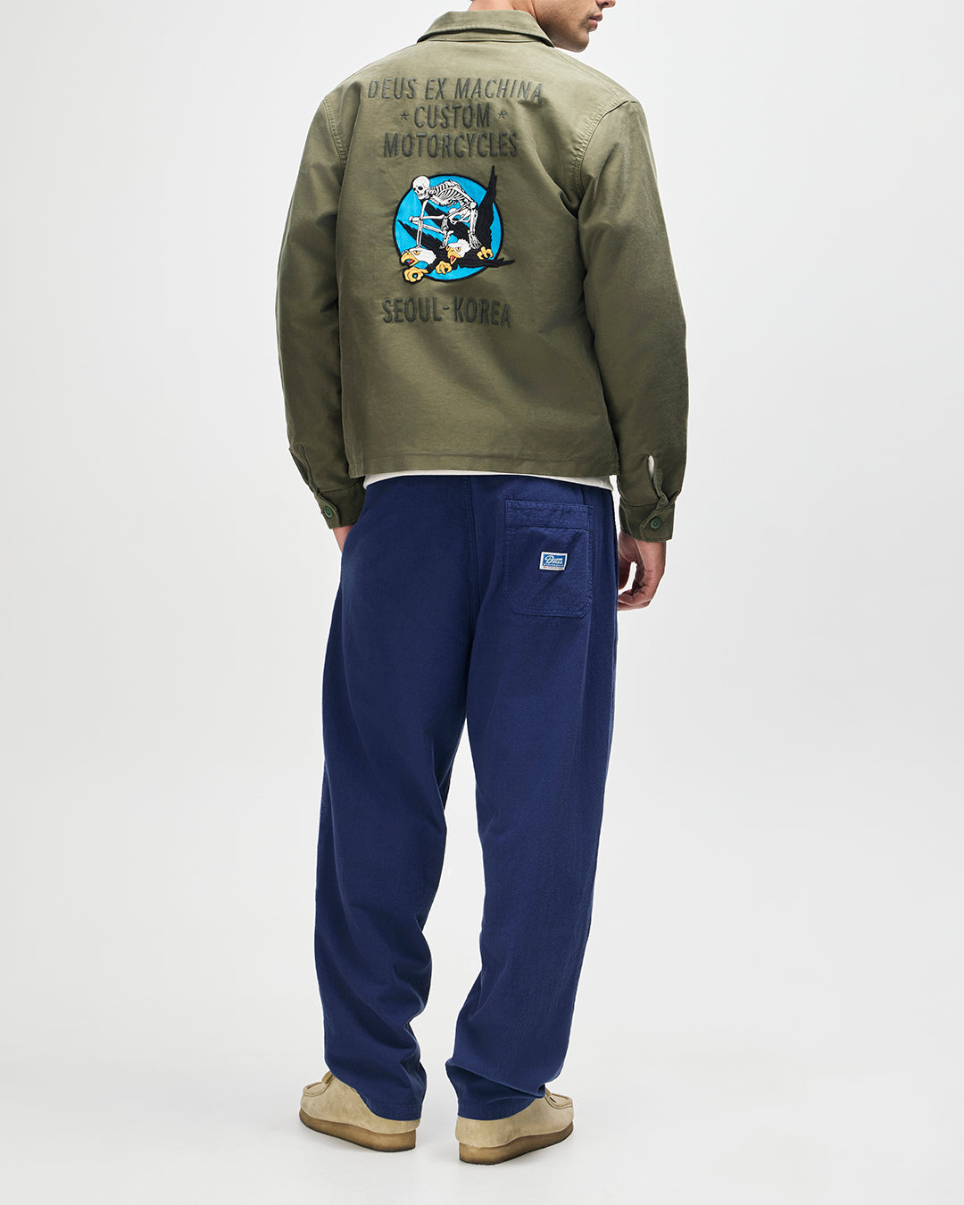 Jackets | Deus Ex Machina | Fugazi Souvenir Jacket - Pine Green