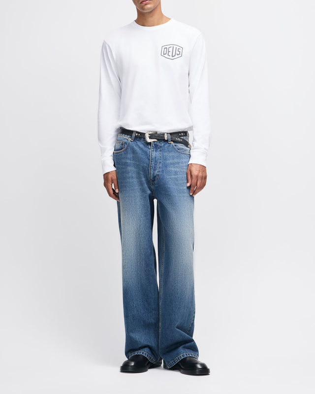 Venice Address Long Sleeve Tee - White