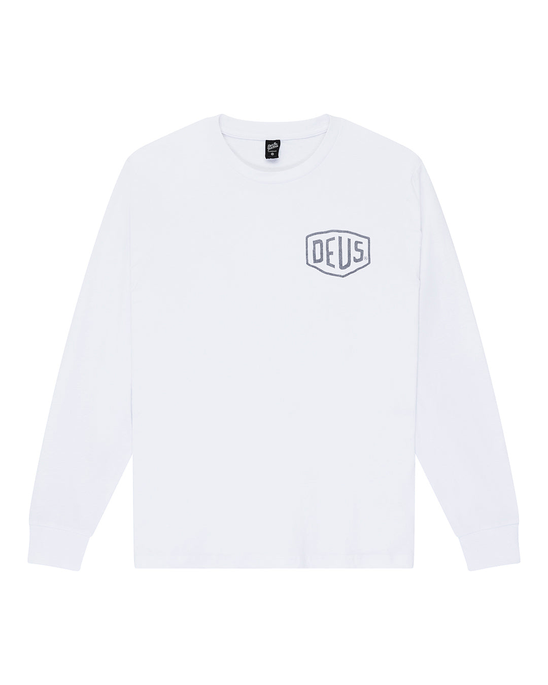 Venice Long Sleeve Tee - White|Flatlay
