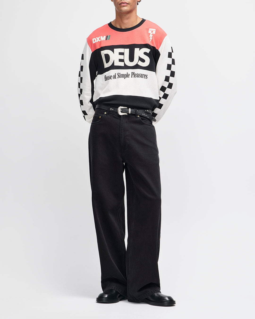 Vilander Moto Jersey - Valiant Red Combo – Deus Ex Machina USA