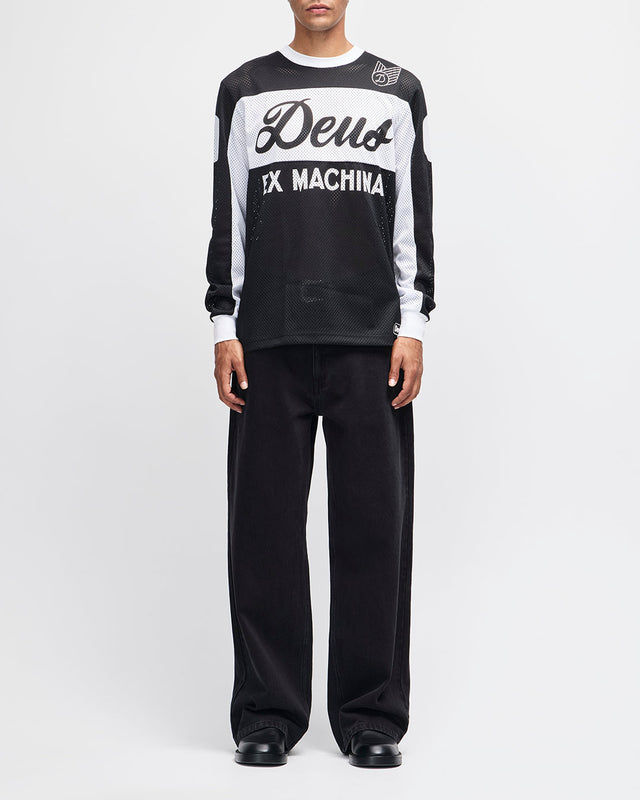 Saber Moto Jersey - Black