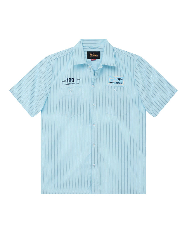 D261MSH312-ForecourtStripeShirt-Sky