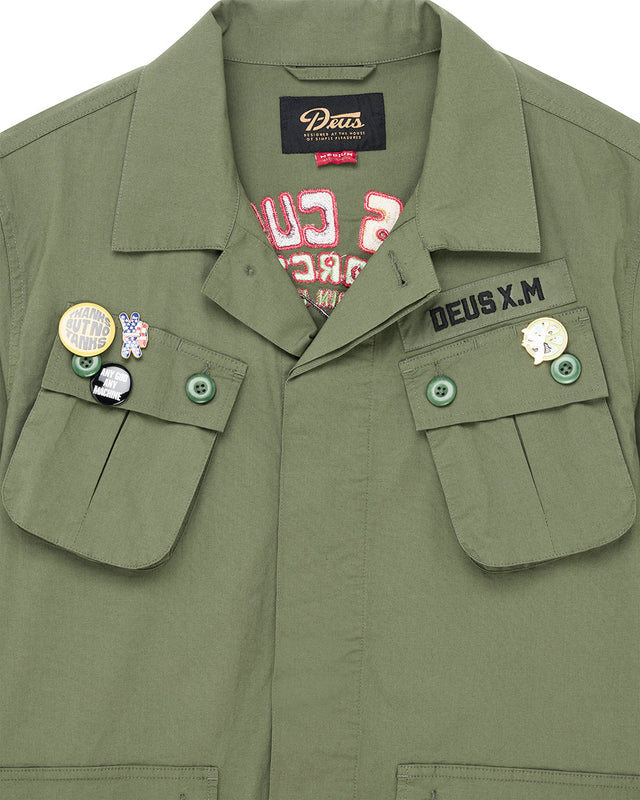 Power Overshirt - Pine Green