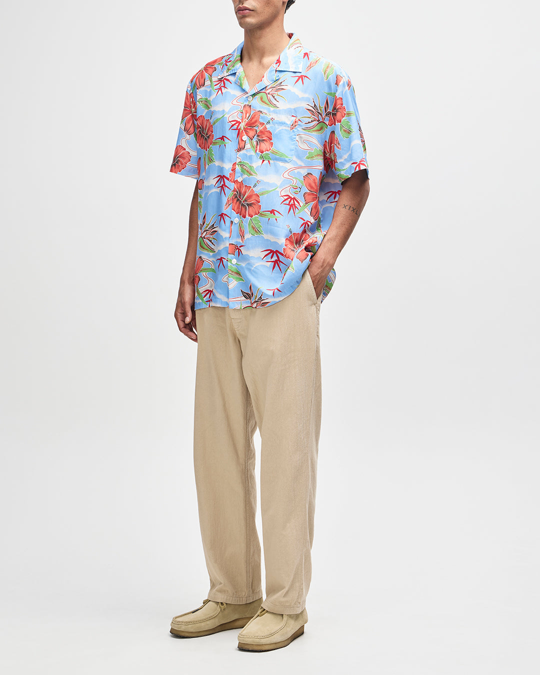 Shirts | Deus Ex Machina | Broadus Shirt - Blue – Deus Ex Machina USA