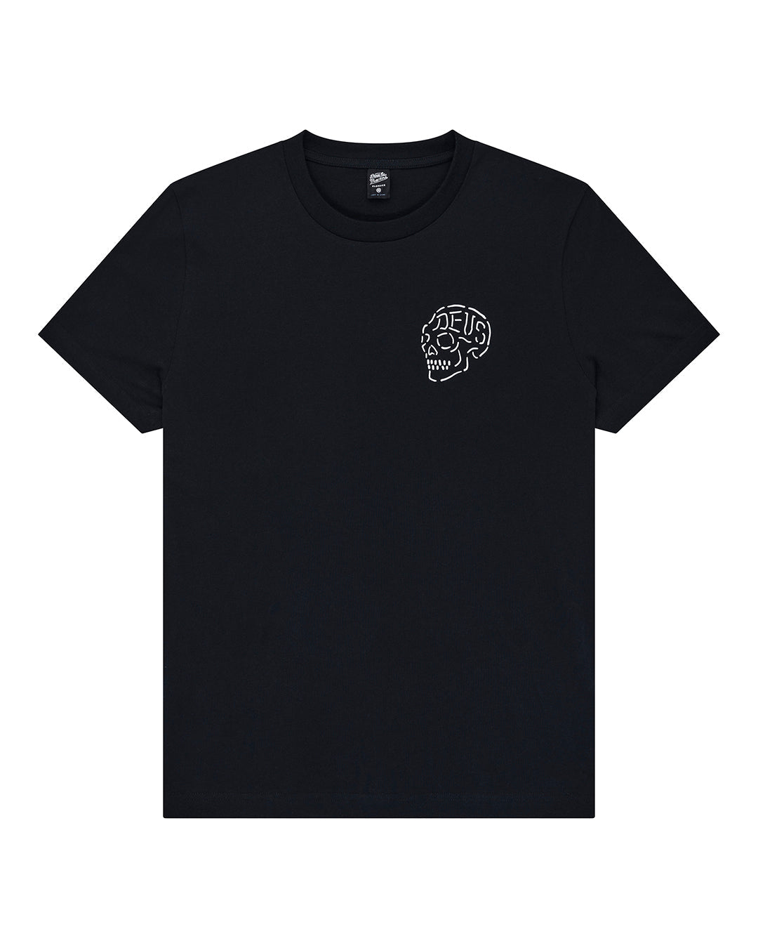 Venice-Skull-Tee-Black|Flatlay