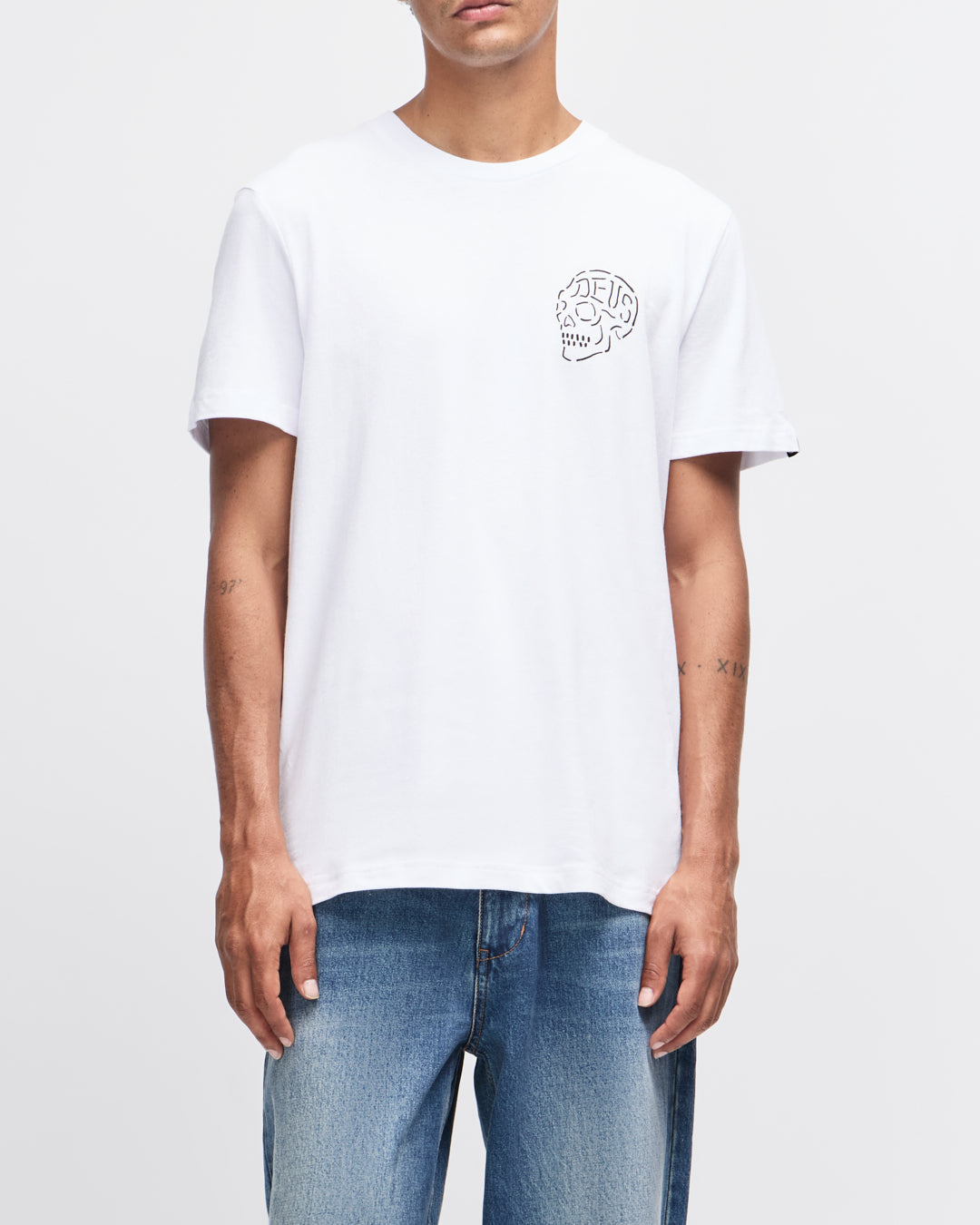 Tees | Deus Ex Machina | Venice Skull - White – Deus Ex Machina USA