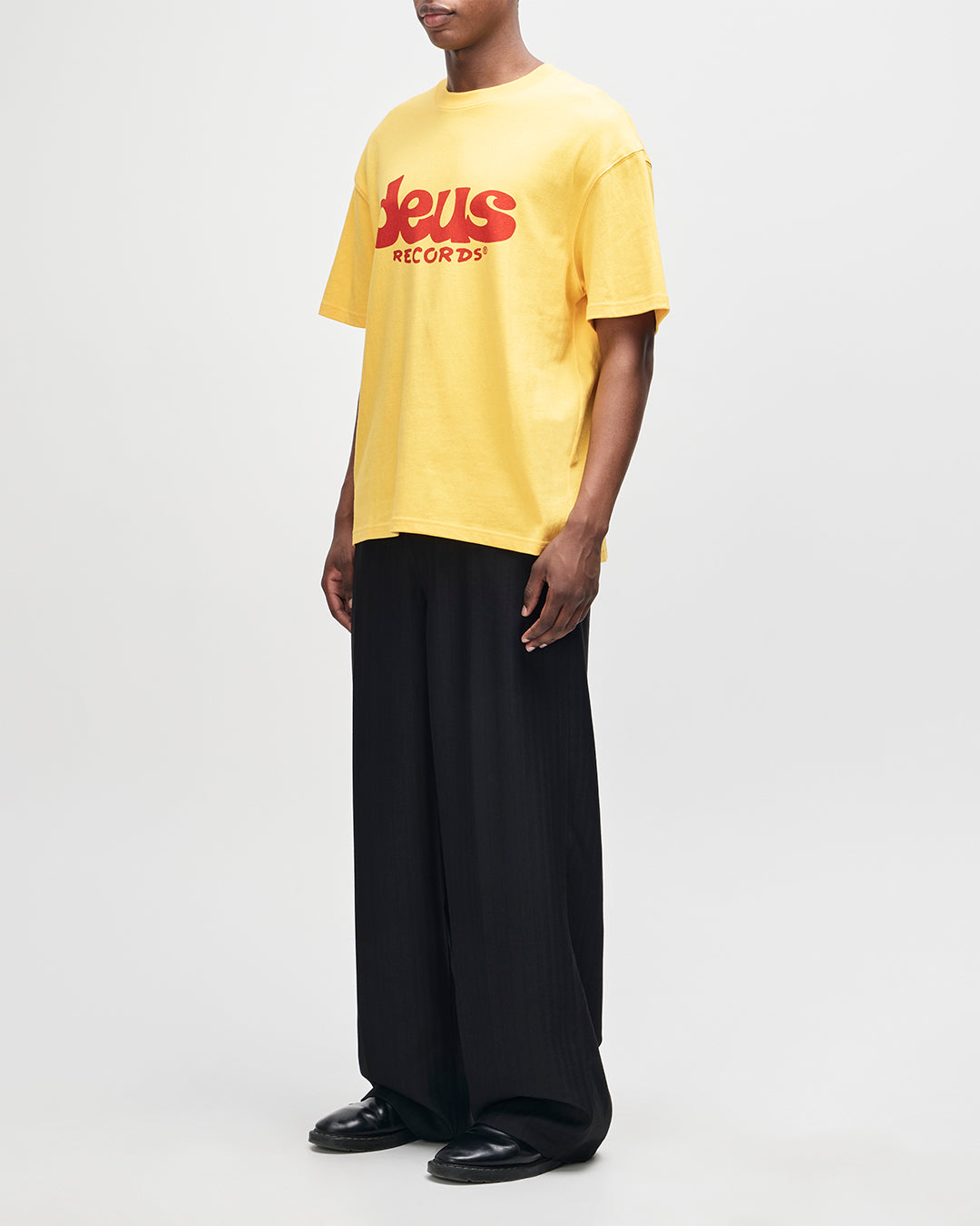 T-Shirts | Deus Ex Machina | Smile Tee - Citrus Yellow – Deus Ex